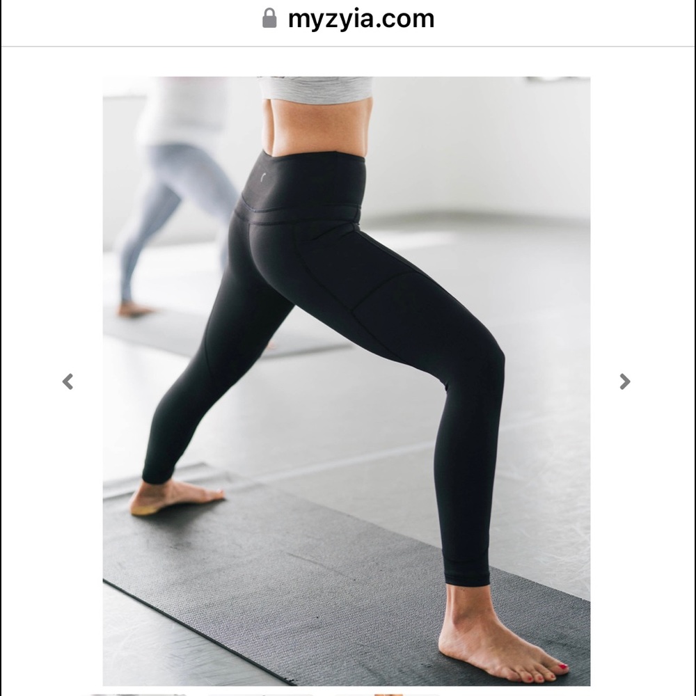 Brand new in package black zyia activewear leggings.